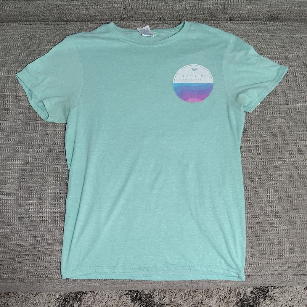 Mint Green Graphic T-Shirt